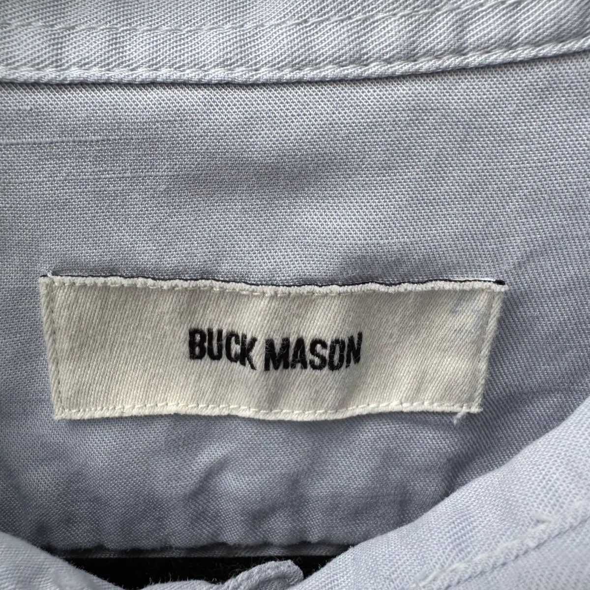 Buck Mason Quiet Luxury Minimalist Coastal Modern Sustainable Shirt Blue Mens XL