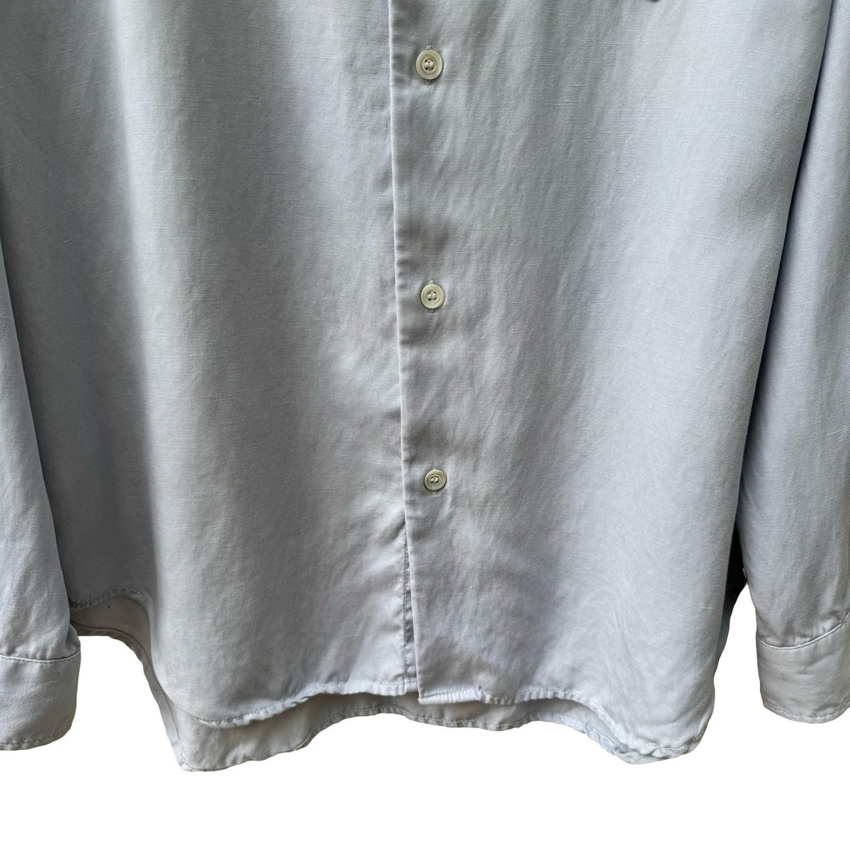 Buck Mason Quiet Luxury Minimalist Coastal Modern Sustainable Shirt Blue Mens XL