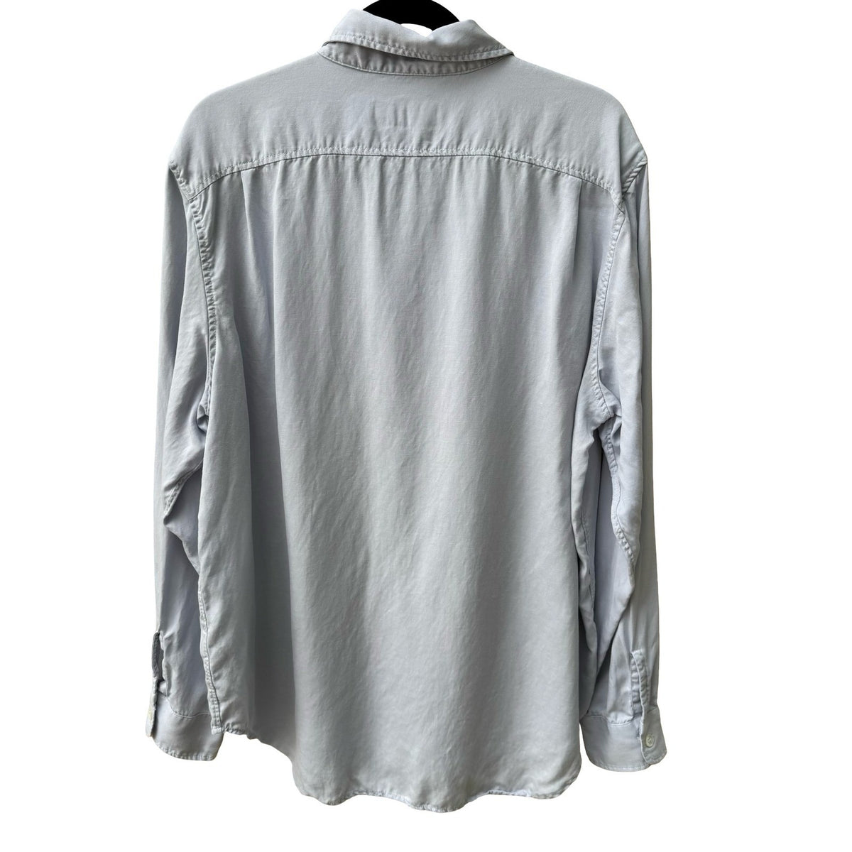 Buck Mason Quiet Luxury Minimalist Coastal Modern Sustainable Shirt Blue Mens XL