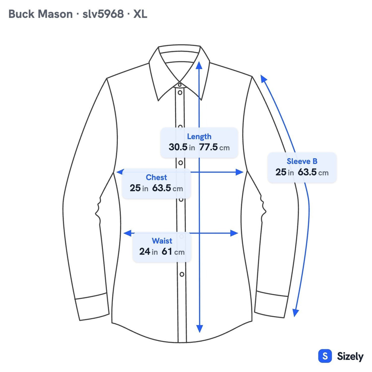 Buck Mason Quiet Luxury Minimalist Coastal Modern Sustainable Shirt Blue Mens XL