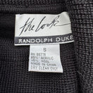 Switch Randolph Duke The Look Womens Black Striped Cowl Neck Sweater Dolman Sleeves S 2 image