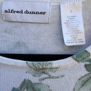 Switch Alfred Dunner Vintage Womens Floral Embellished Beaded Knit Short Sleeve Blouse L 2 image