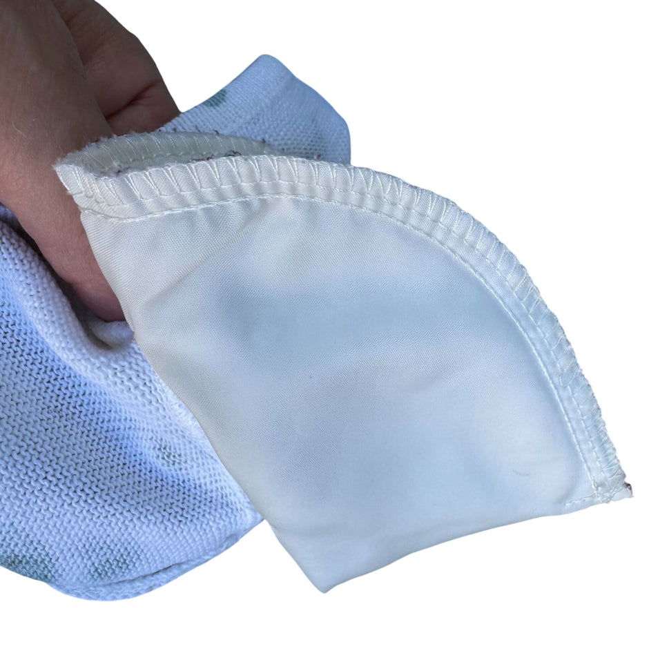 Alfred Dunner Vintage Womens Floral Embellished Beaded Knit Short Sleeve Blouse L