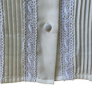 Switch Vintage 80s Coquette Cottagecore Victorian Edwardian Lace Collar Pleated Blouse 3 image