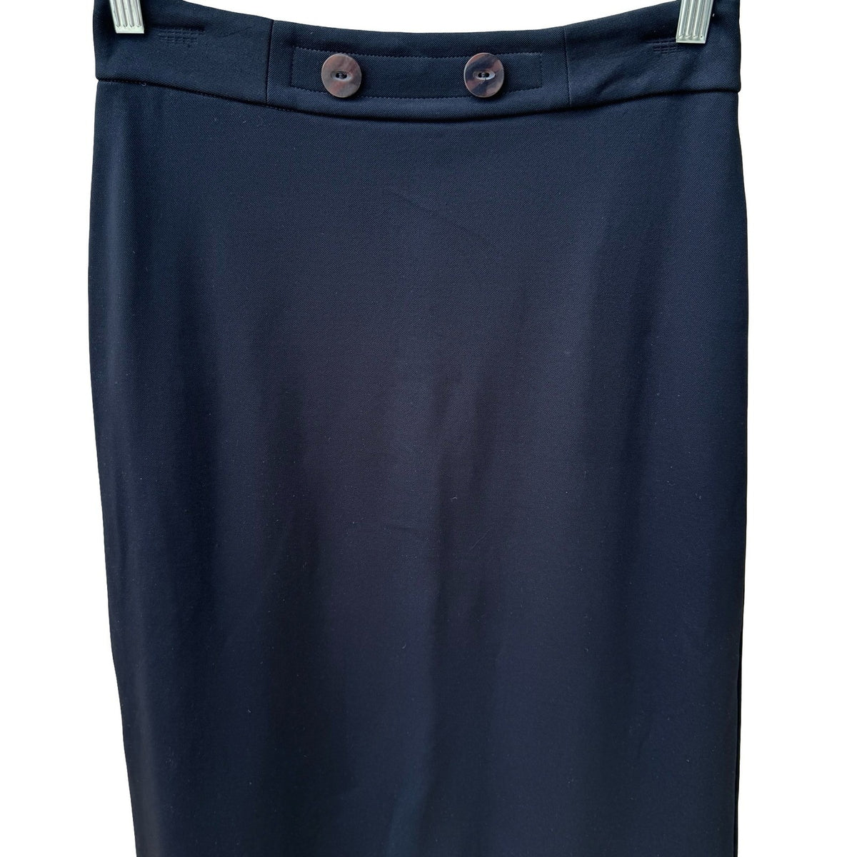 Marina Rossi Vintage 90s Minimalist Tailored Careerwear Luxury Midi Pencil Skirt