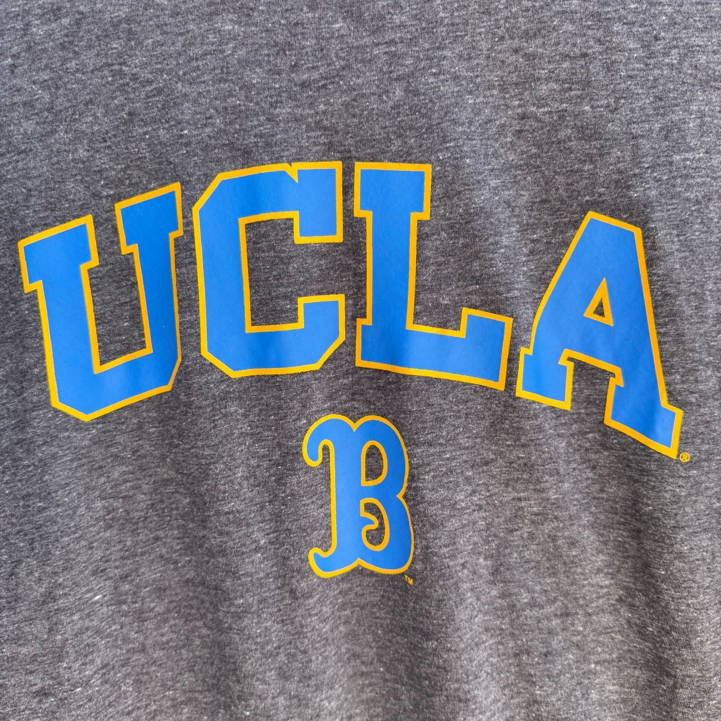 UCLA Champion Authentic Athleticwear Mens Gray Short Sleeve Casual T-Shirt XL