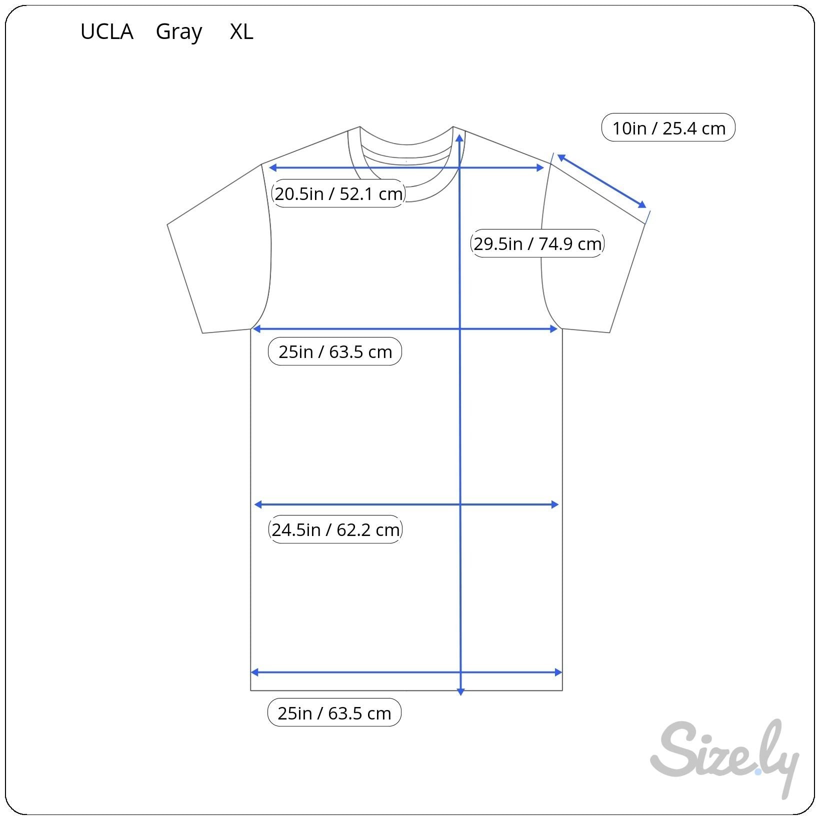 UCLA Champion Authentic Athleticwear Mens Gray Short Sleeve Casual T-Shirt XL