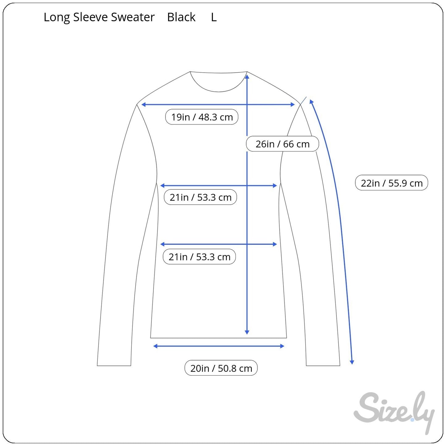 Womens Black Long-Sleeve Knit Crewneck Long Sleeve Minimalist Shirt Blouse Top