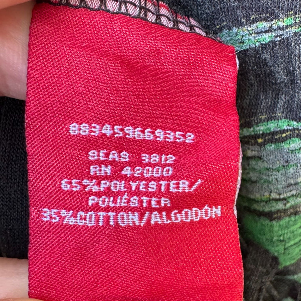 Bongo Vintage Y2K Boho Fringe Feather Peacock Rhinestone Festival Crop Top 1X