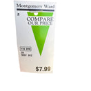 Switch Vintage Montgomery Ward Pink Paisley Scarf Wrap Shawl Made In Italy 30" Square 3 image