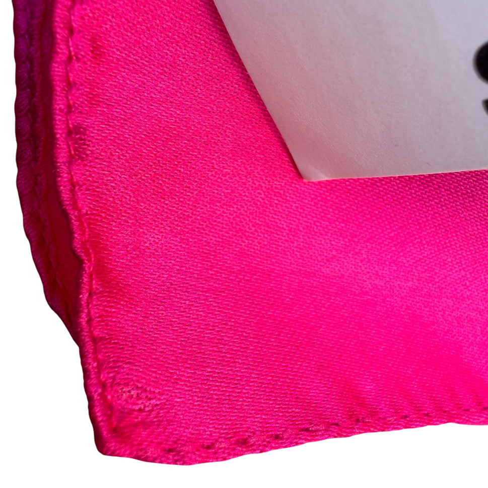 Vintage Montgomery Ward Pink Paisley Scarf Wrap Shawl Made In Italy 30" Square