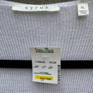 Switch Cyrus Womens XL White Open Front Pointelle Knit Cardigan NEW Coastal Layering 2 image