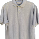 Switch GAP Mens Preppy Pique Polo Minimalist Shirt Neutral Grey Old Money All Cotton L 3 image