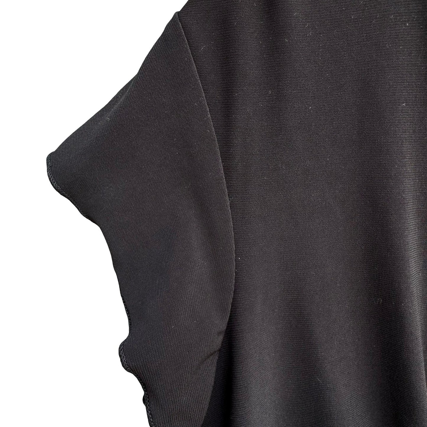 JTB Y2K Whimsigoth Coquette Romantic Ruched V-Neck Minimalist Goth Blouse XL