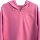 Switch Gap Pink Hooded Fleece Pullover Drawstring Hem Kangaroo Pocket Hoodie Sweatshirt XL 2 image