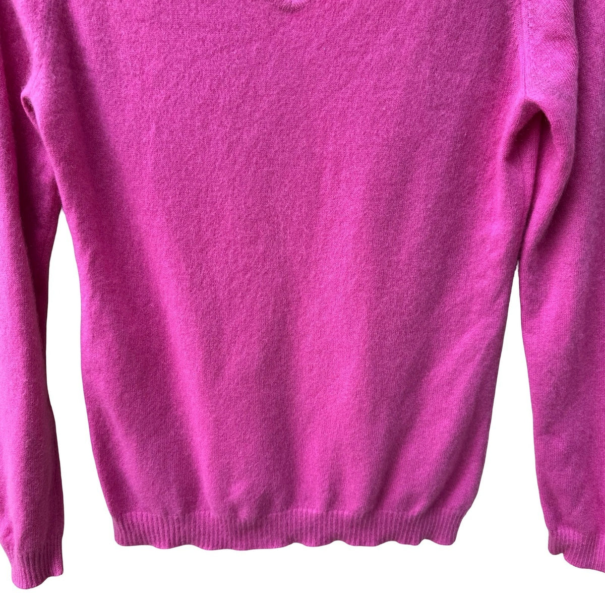 Cashmere Quiet Luxury Minimalist Sustainable Barbiecore Preppy Knit Sweater Pink