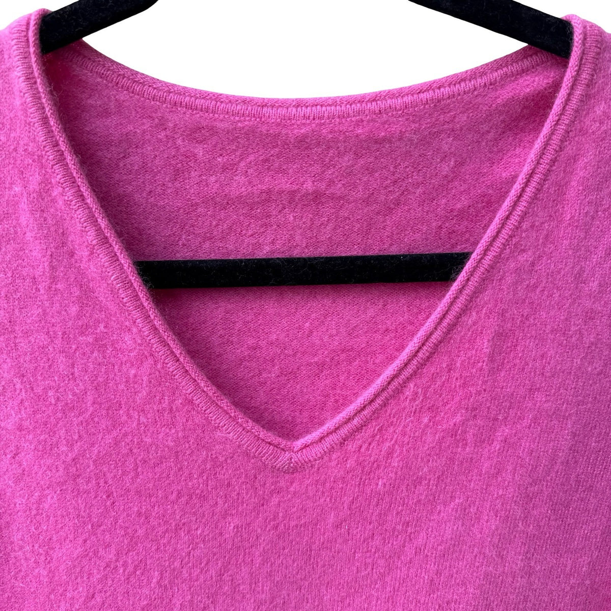 Cashmere Quiet Luxury Minimalist Sustainable Barbiecore Preppy Knit Sweater Pink