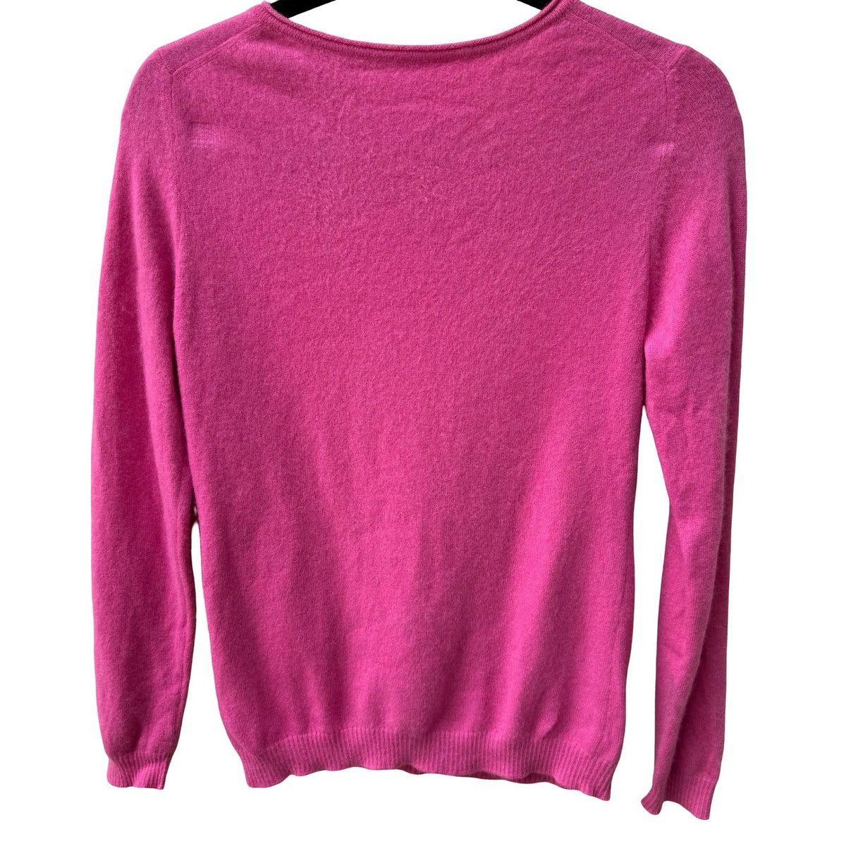 Cashmere Quiet Luxury Minimalist Sustainable Barbiecore Preppy Knit Sweater Pink