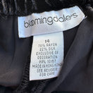 Switch Bloomingdales Vintage Womens Black Velvet Wide-Leg Tuxedo Style Pant Silk Blend 2 image