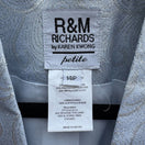 Switch R&amp;M Richards Blue Silver Formal Jacket Full Length Dress Metallic 2 Piece Set 14P 2 image