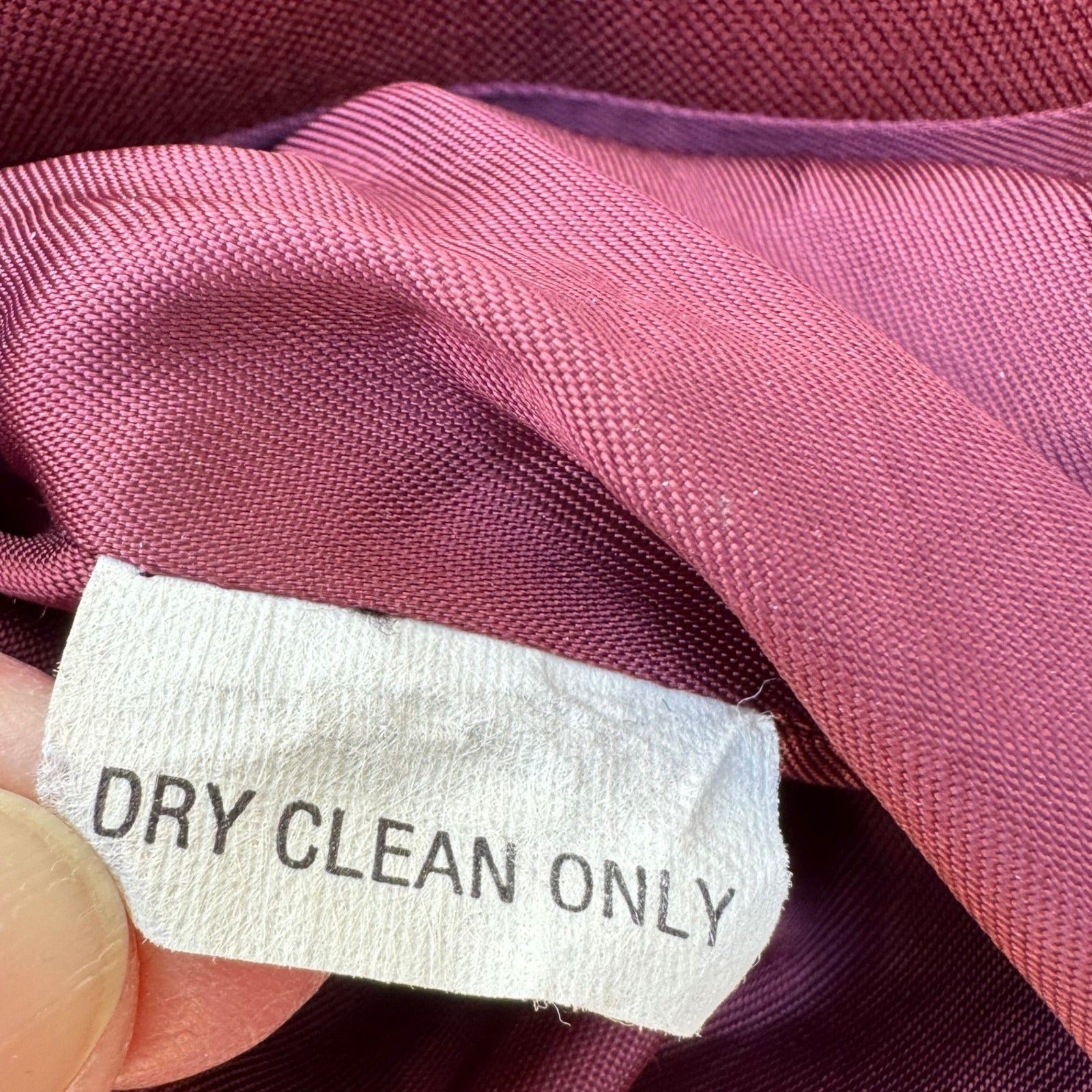 Eric Sands Vintage Burgundy Blazer Tailored 3 Button Professional Jacket Women S