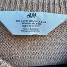 Switch HM Argyle Schoolgirl Indie Collegiate V-Neck Preppy Dark Academia Knit Sweater M 2 image