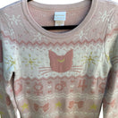 Switch Sailor Moon Box Lunch Exclusive Luna Fair Isle Knit Sweater Pink XS Harajuku 3 image
