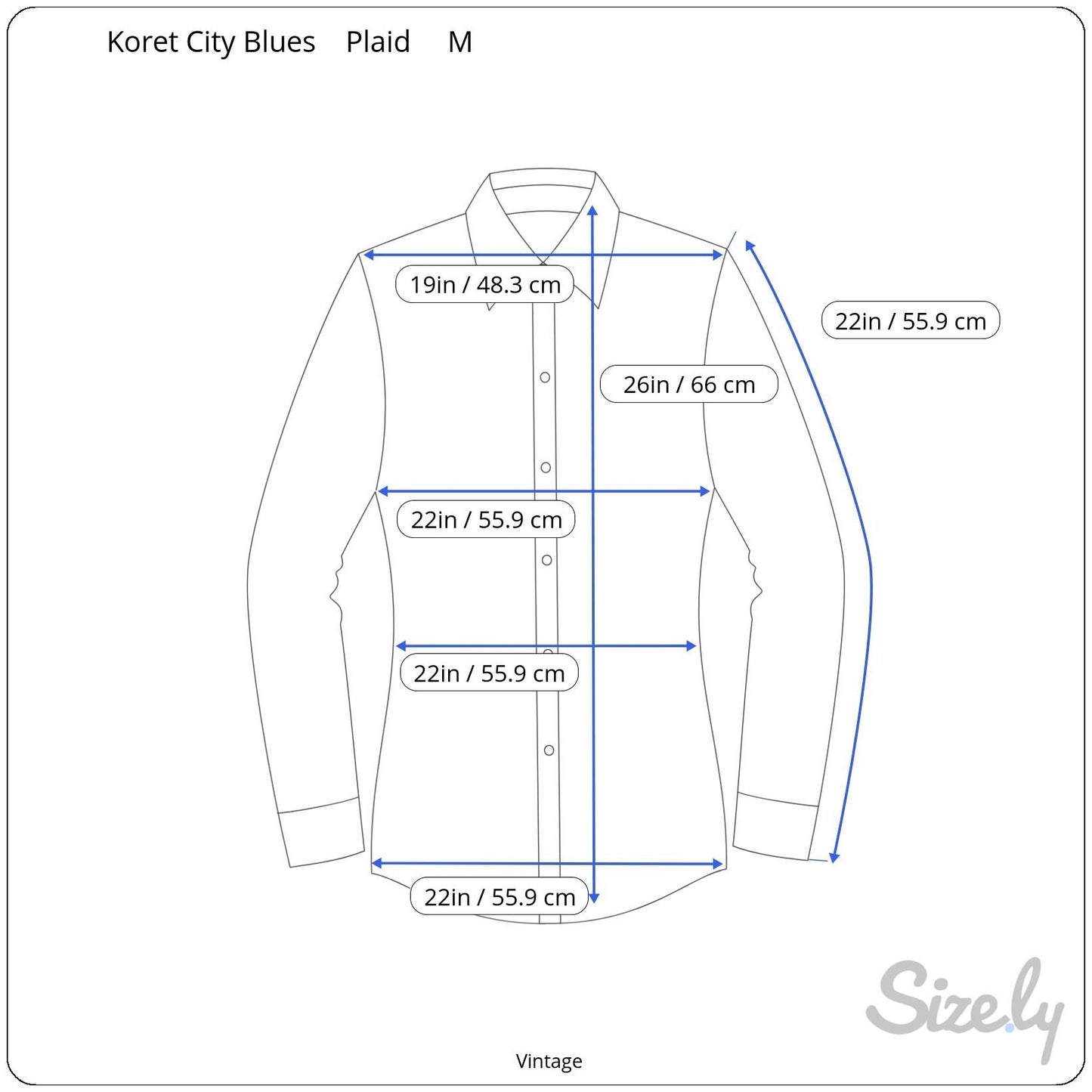 Koret City Blues Vintage 80s Womens Plaid Long Sleeve Button Down Flannel Shirt M