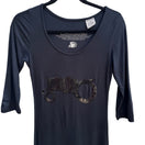 Switch Moods of Norway Quirky Sequin Tractor Farm Tunic Mini Dress 3/4 Sleeve Kitschy M 3 image