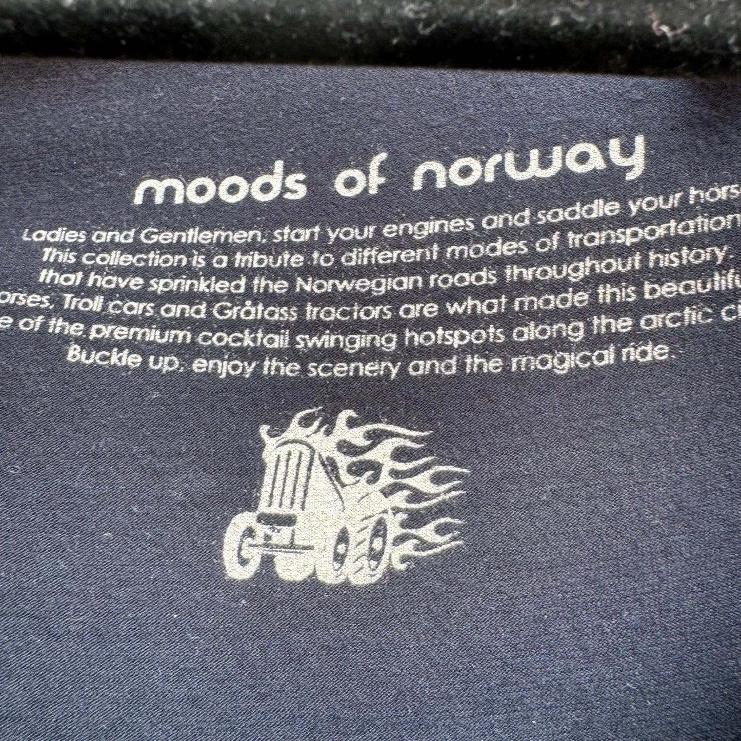 Moods of Norway Quirky Sequin Tractor Farm Tunic Mini Dress 3/4 Sleeve Kitschy M