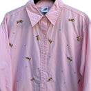 Switch Warner Bros Vintage Womens Embroidered Tweety Bird Pink Button-Up Shirt Small 2 image