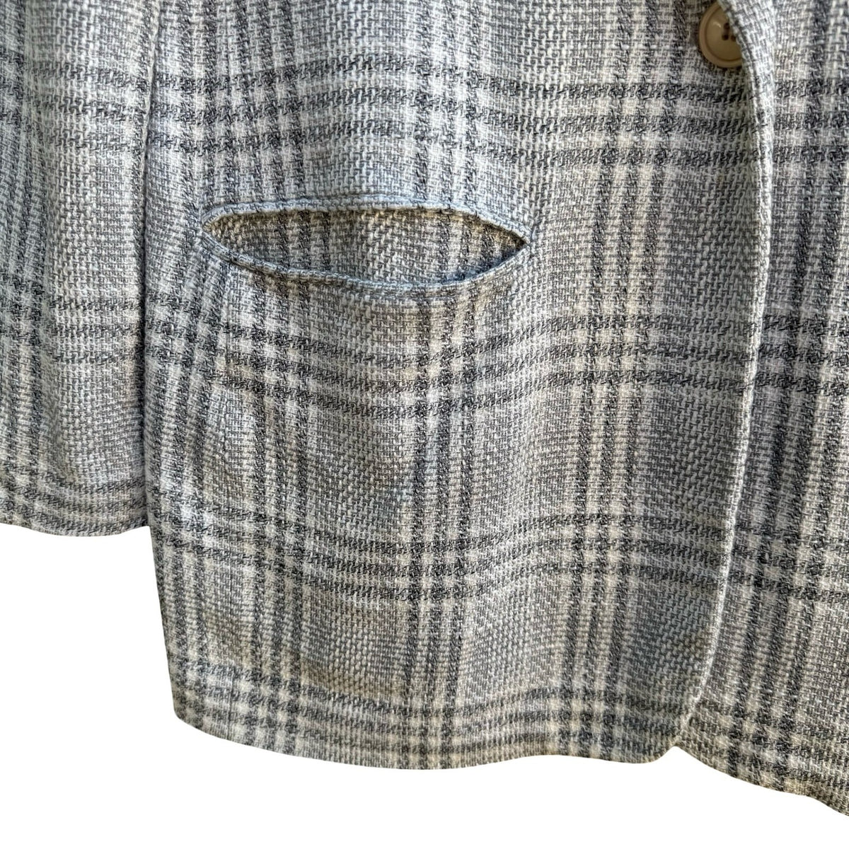 Liz Claiborne Vintage 90s Preppy Professional Tailored Oversized Plaid Blazer 4