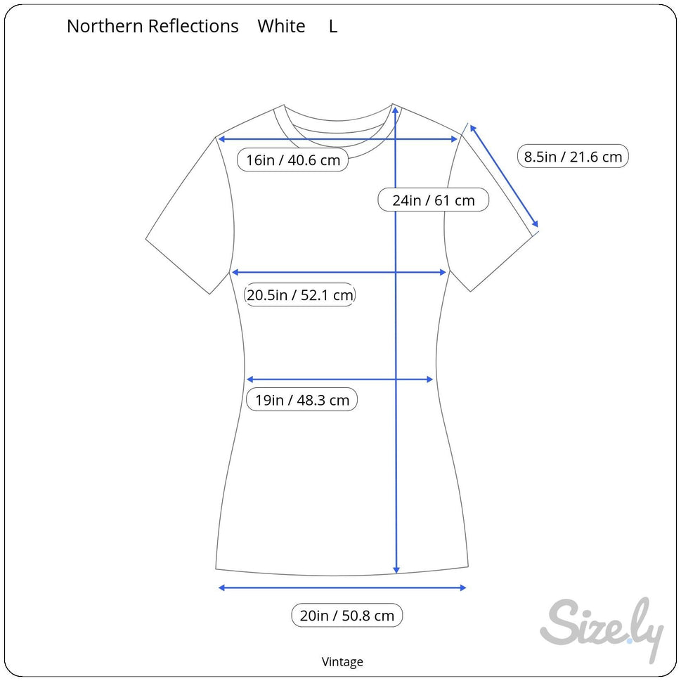 Northern Reflections Vintage 90s USA Western Cowboy Hat Graphic White T-Shirt L