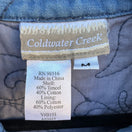 Switch Coldwater Creek Vintage Quilted Jacket M Blue Paisley Design Button Front Jacket 2 image
