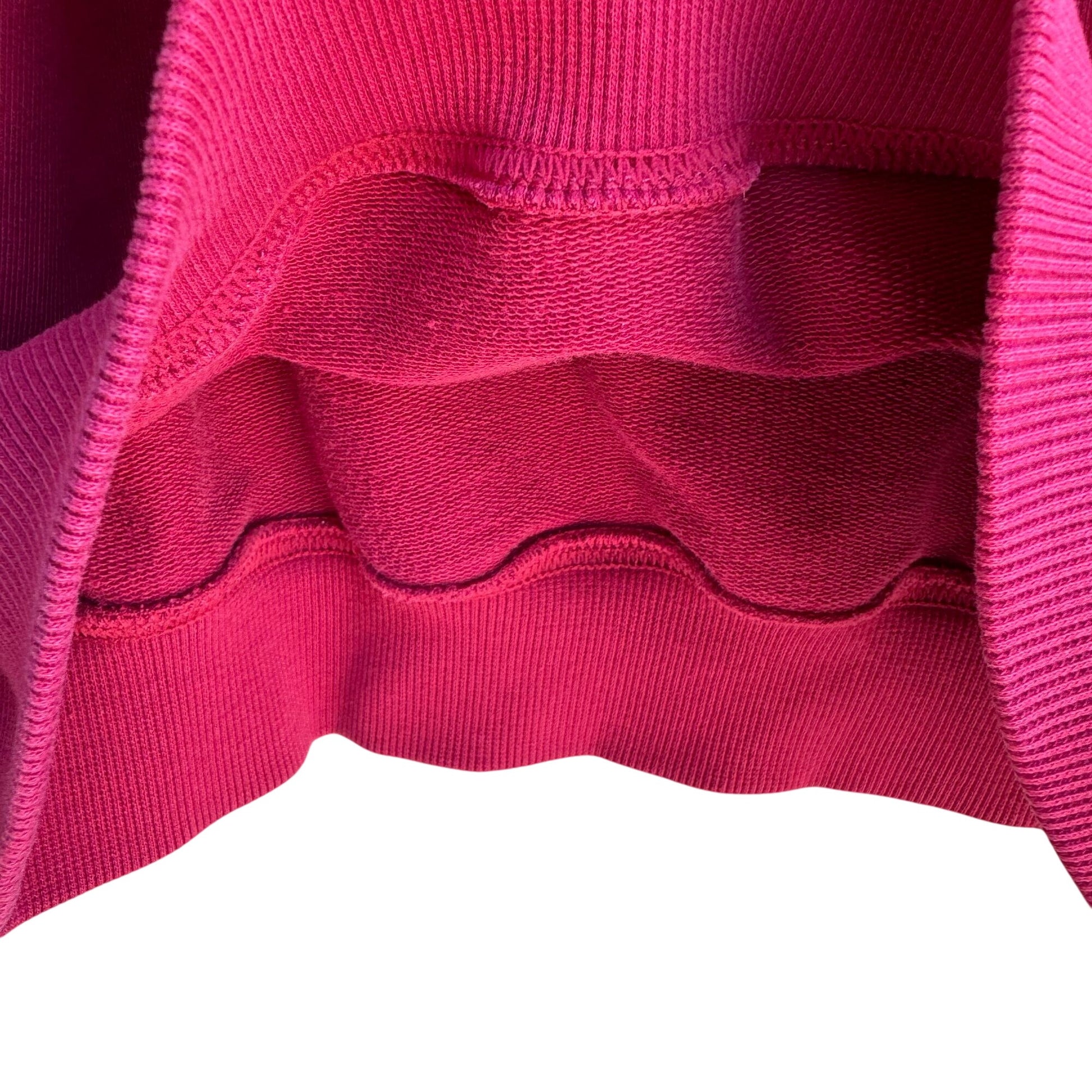 Alfred Dunner Vintage Embroidered Pink Crewneck Pullover Granny Cottage Sweatshirt