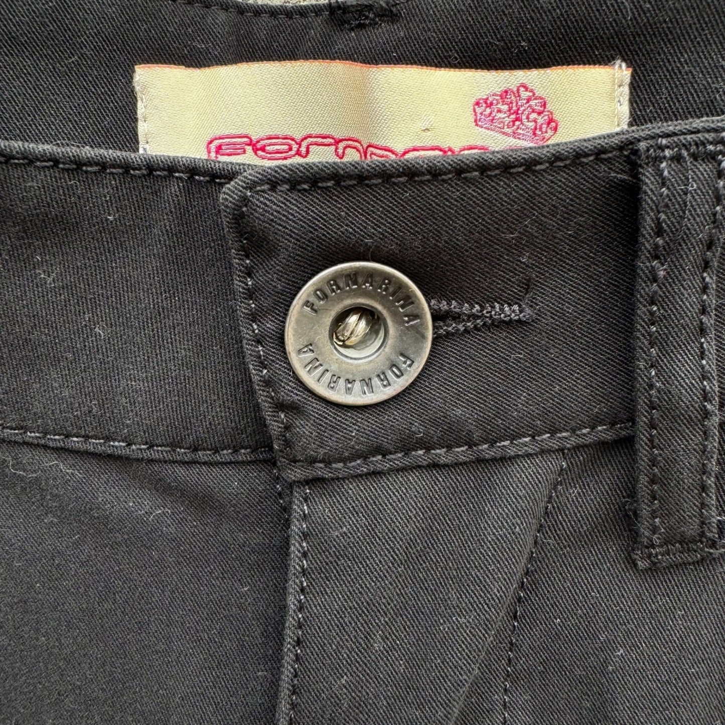 Fornarina Vintage Italian Y2K Steampunk Goth Slim Stretch Flare Hem Jeans 28