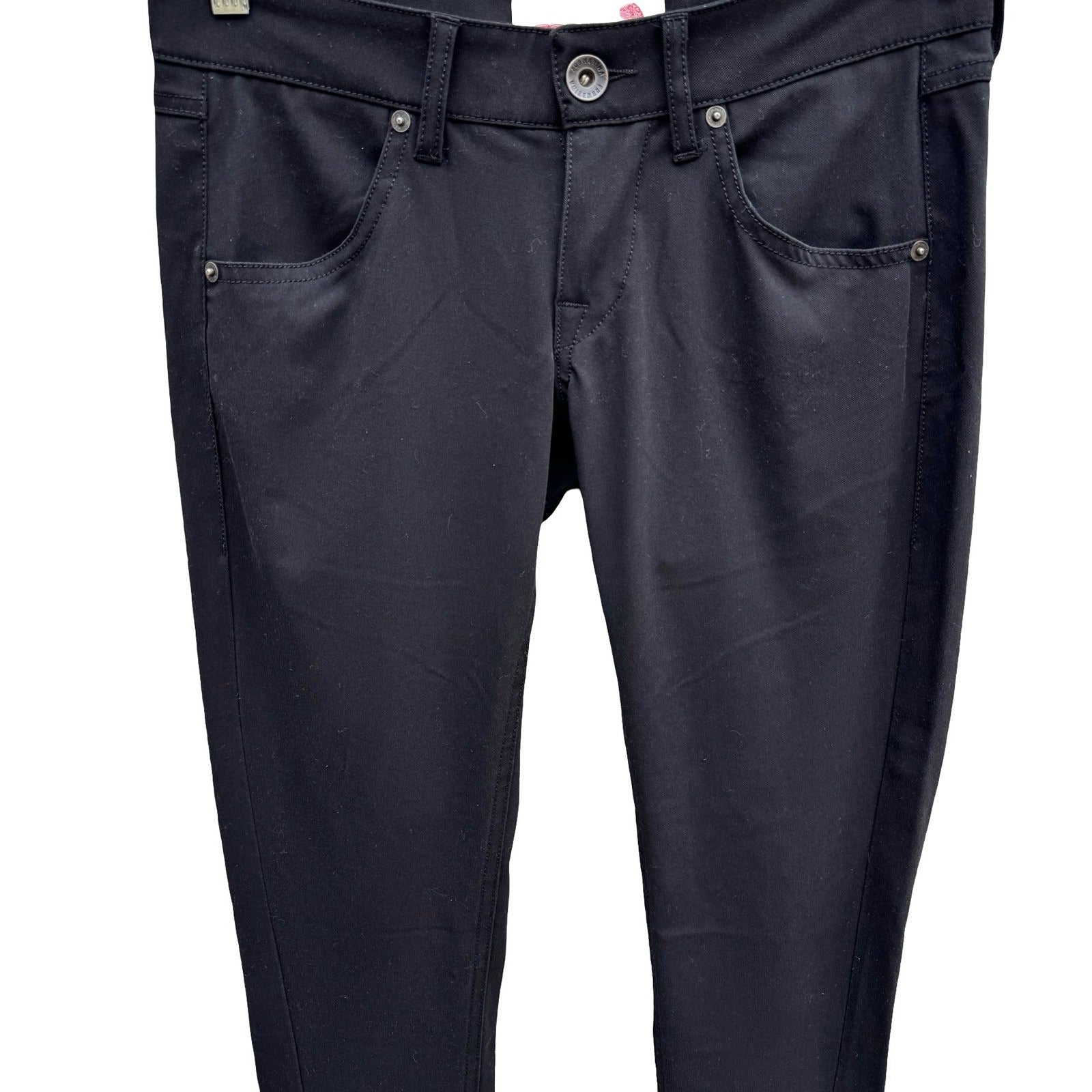 Fornarina Vintage Italian Y2K Steampunk Goth Slim Stretch Flare Hem Jeans 28