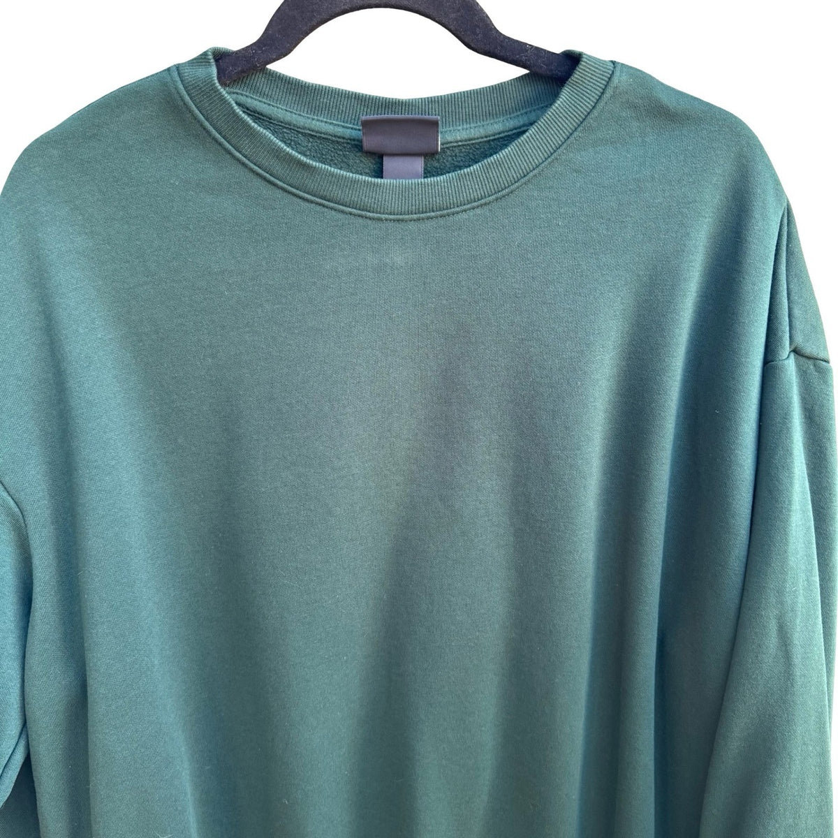 HM Loose Fit Minimalist Oversized Gorpcore Athleisure Sweatshirt Mens Green XL