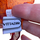 Switch Adrienne Vittadini Vintage Silk Multicolor Red Orange Boho Print Scarf Wrap OS 2 image