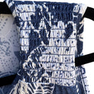 Switch SJS Vintage Y2K Womens Floral Sleeveless Blue Tie Neck Babydoll Top Blouse XL 3 image