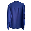 Switch Monte Carlo Mens Embroidered Band Collar Long Sleeve Button-Up Shirt Blue L 2 image