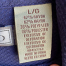 Switch Monte Carlo Mens Embroidered Band Collar Long Sleeve Button-Up Shirt Blue L 3 image