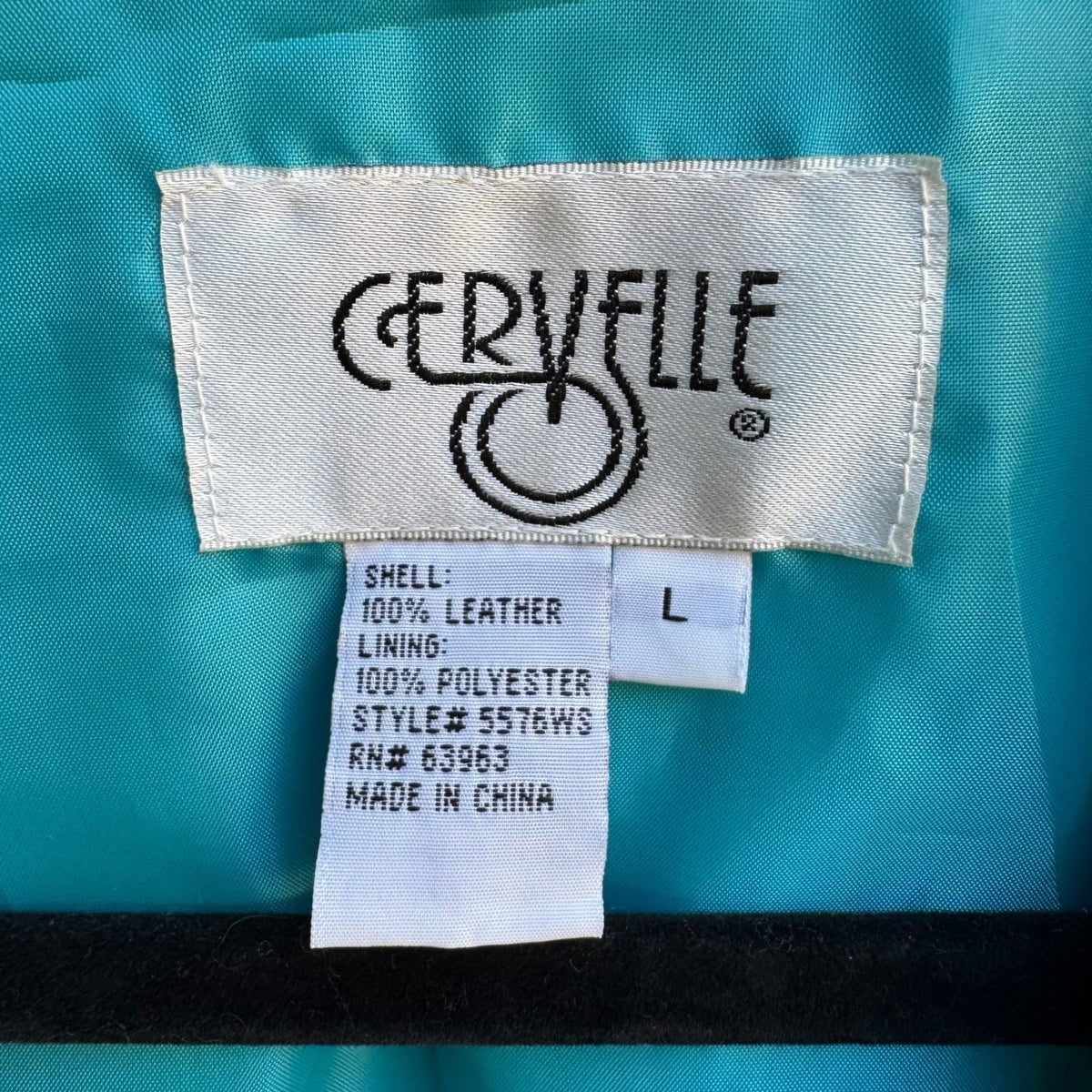 Cervelle Vintage Turquoise Suede Leather Cowgirl Boho Western Blazer Jacket L