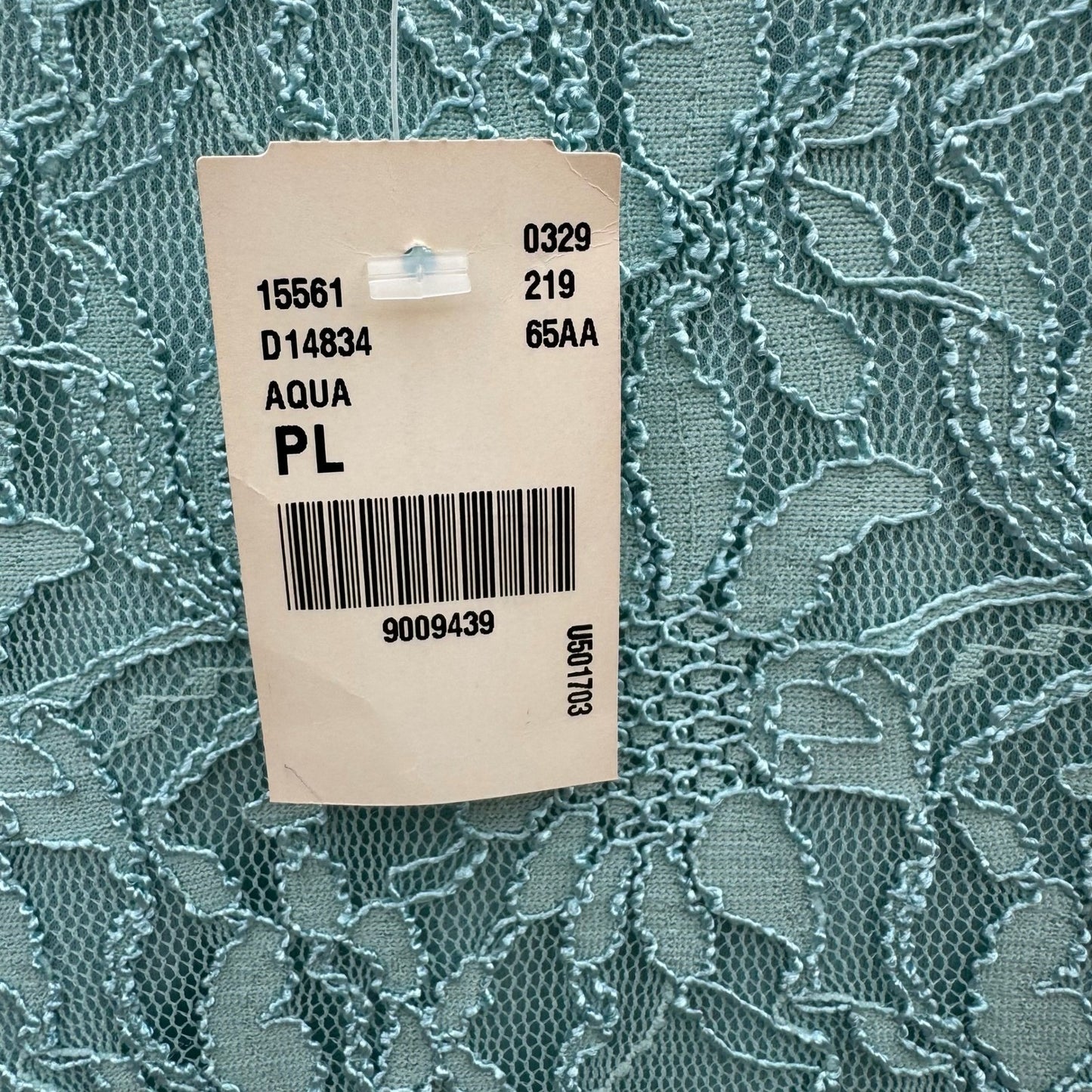 Drapers & Damons Pastel Blue Floral Lace Sleeveless Top PL NEW Coquette Feminine