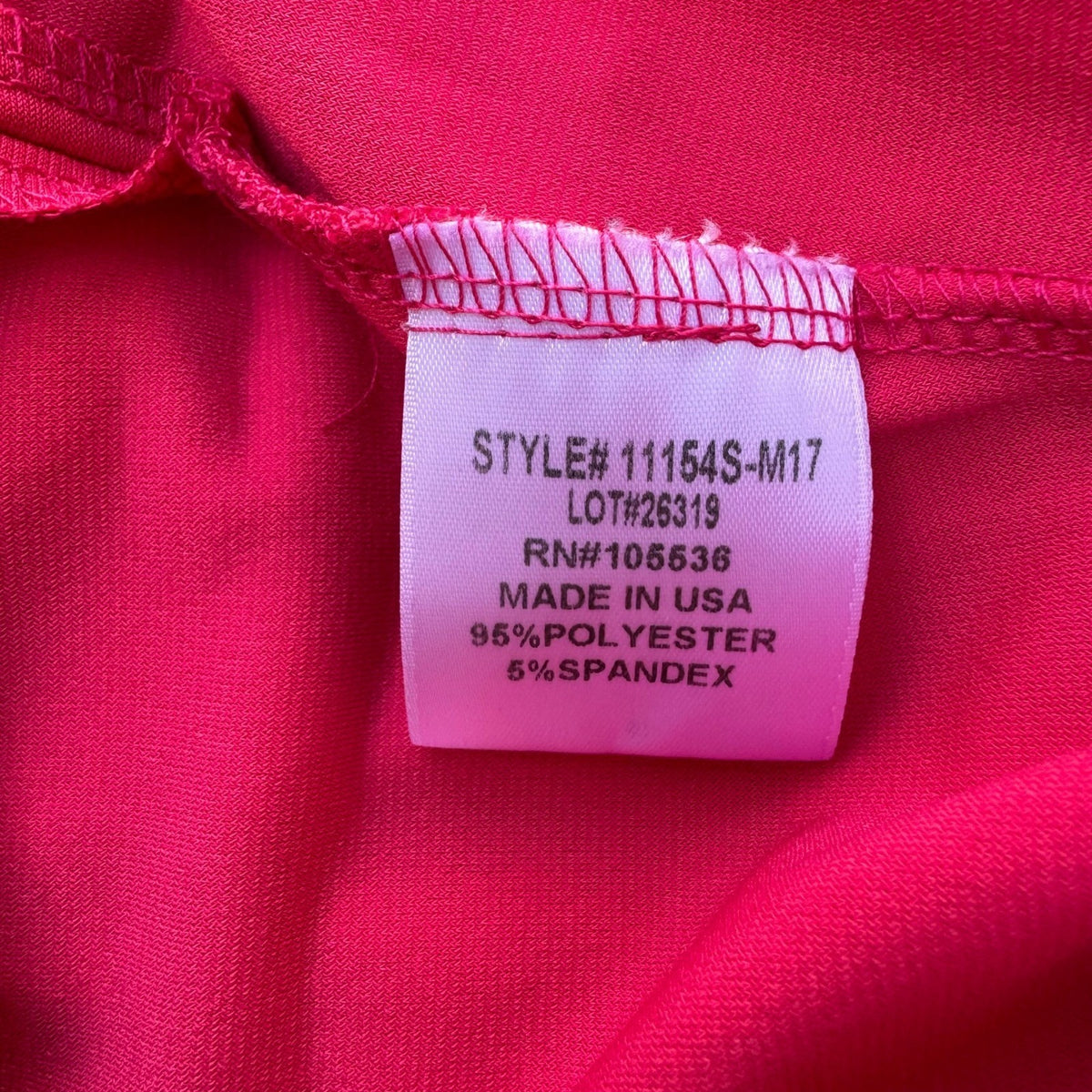 Slinky Brand Barbiecore Hot Pink Minimalist Jersey Flowy Liquid Knit Tunic Top L