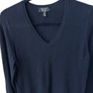 Switch Charter Club Luxury Cashmere Minimalist Preppy V-Neck Old Money Sweater Black M 3 image