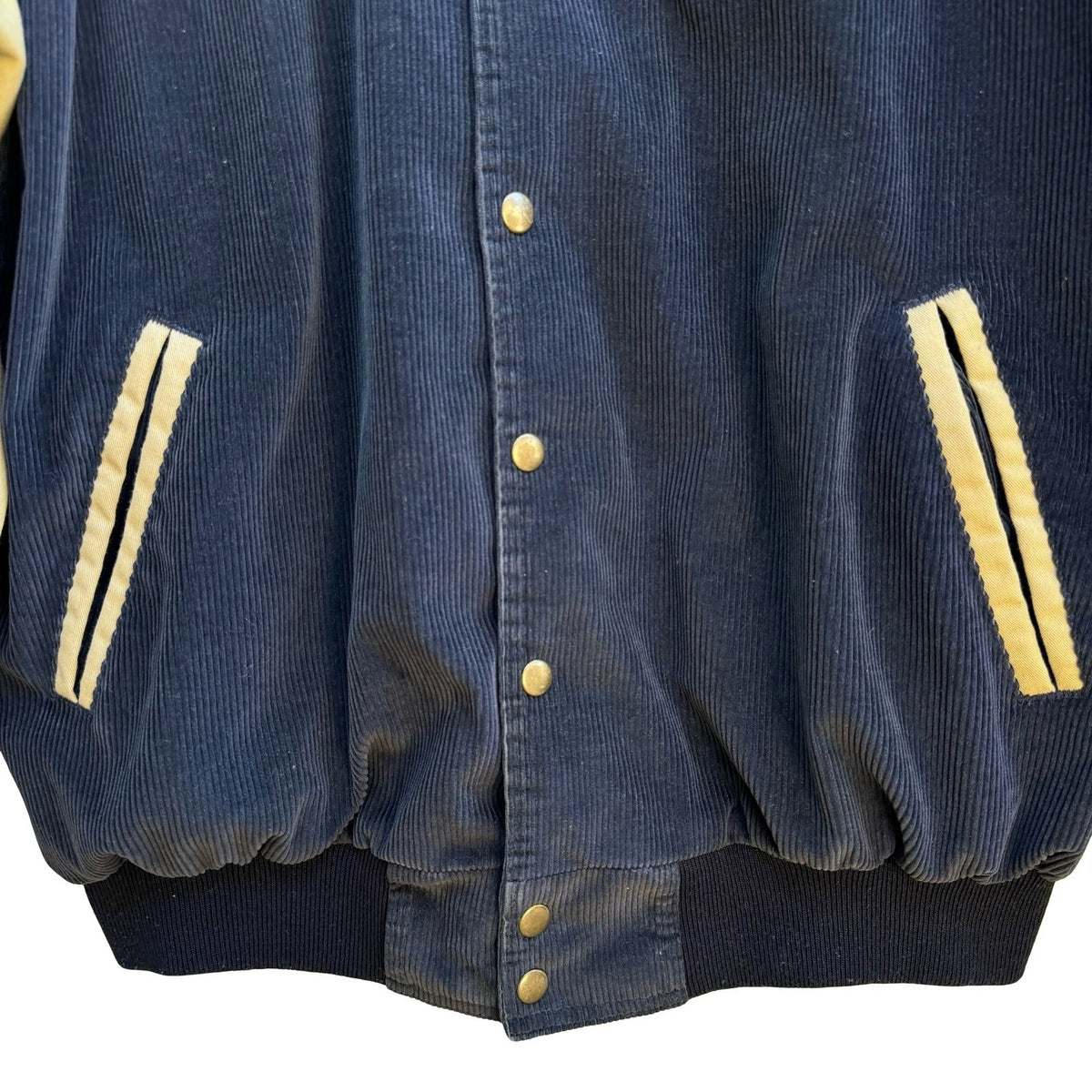 Boeing Vintage 90s We Won Malcolm Baldridge Aviation Corduroy Varsity Jacket M
