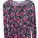 Switch The Childrens Place Girls 16 XXL Floral Long Sleeve Dress Boho Pink Peasant 3 image