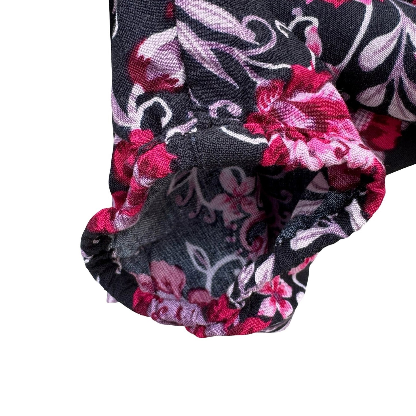 The Childrens Place Girls 16 XXL Floral Long Sleeve Dress Boho Pink Peasant