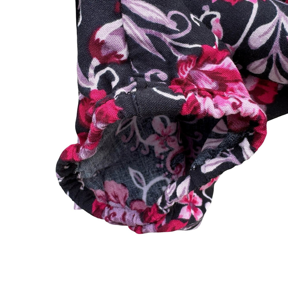 The Childrens Place Girls 16 XXL Floral Long Sleeve Dress Boho Pink Peasant